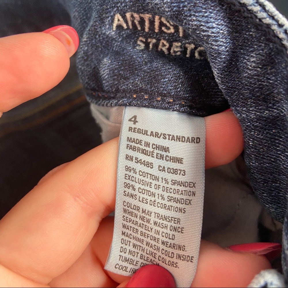 American Eagle Artist Crop Stretch Jean Medium - Picture 9 of 10